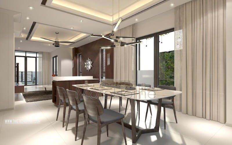 Bộ bàn ăn 6 chỗ mặt đá nhân tạo đang được yêu thích nhất hiện nay. Liên hệ với Morehome để được báo giá và sản xuất theo yêu cầu của ban