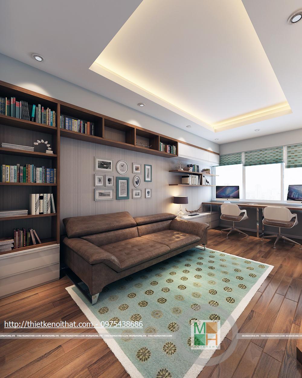 Kệ sách trang trí đẹp cho góc học tập